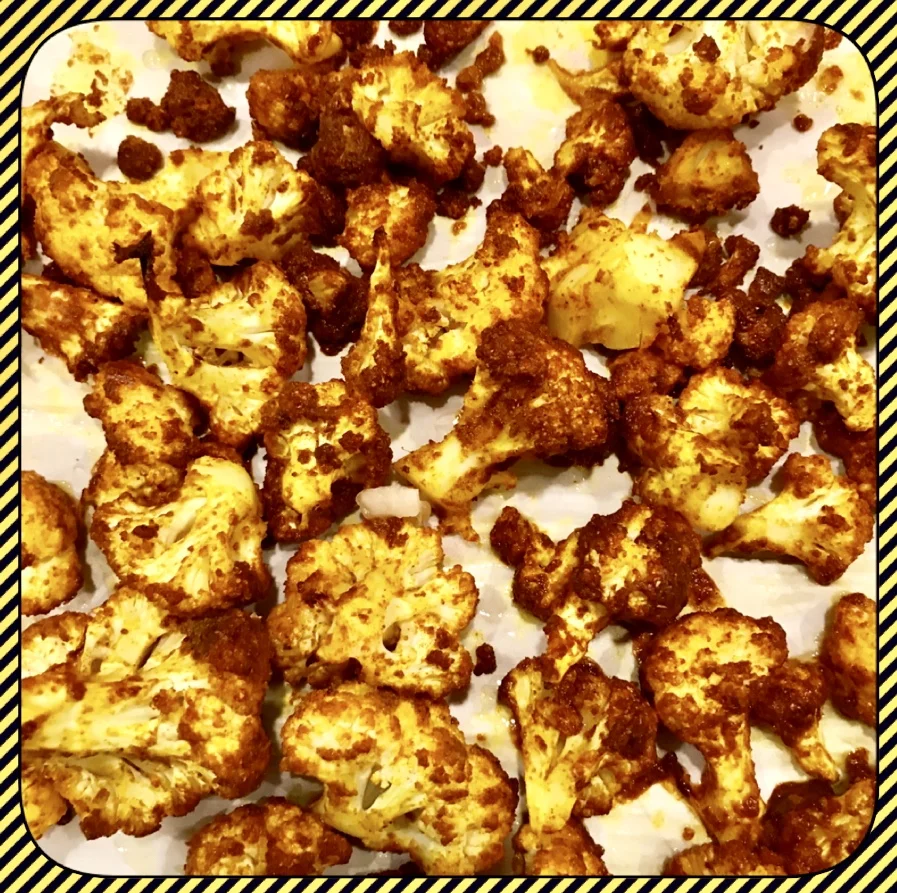 Simply Roasted Turmeric Cauliflower