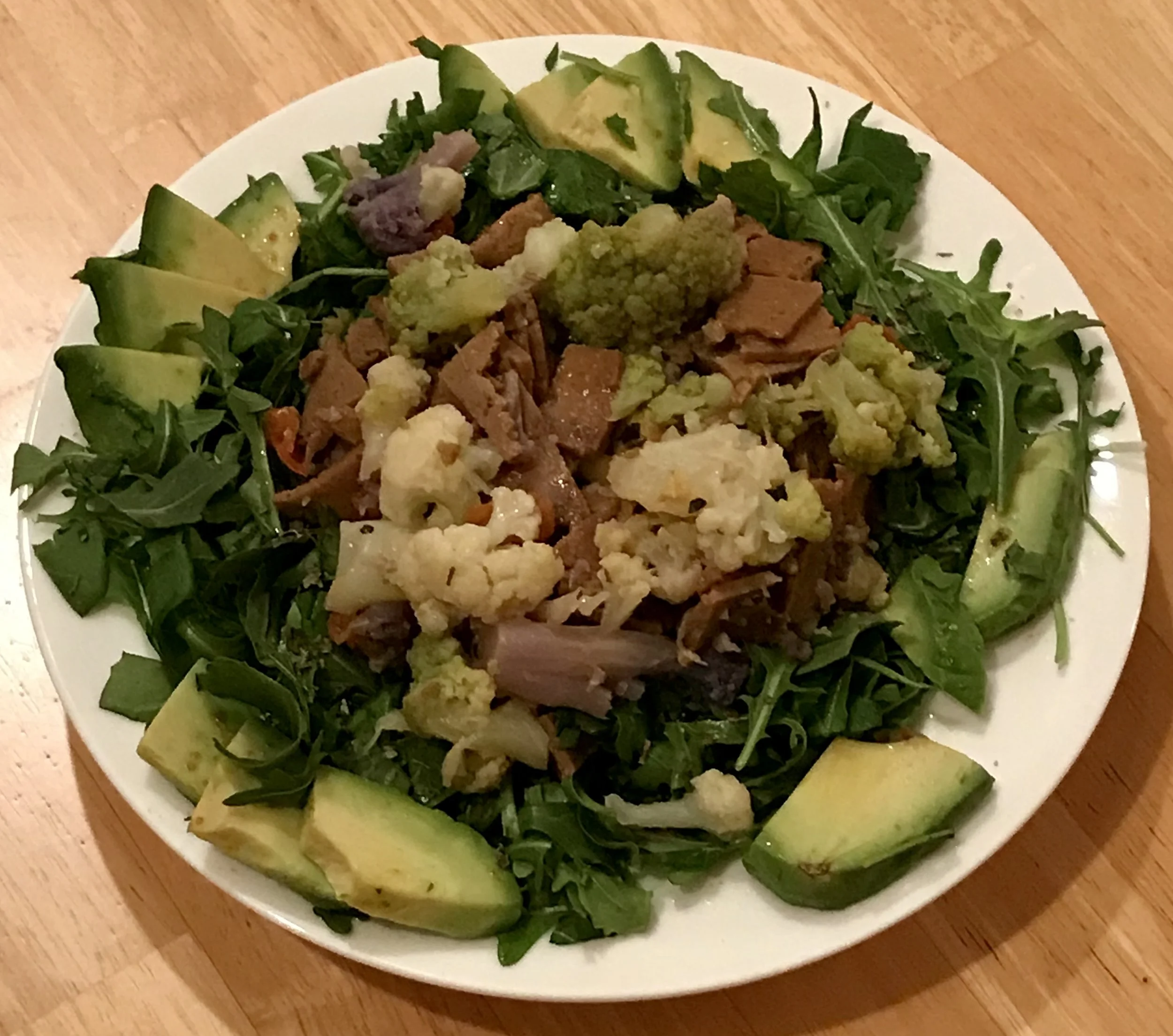 Seitan Avocado Broccoli 