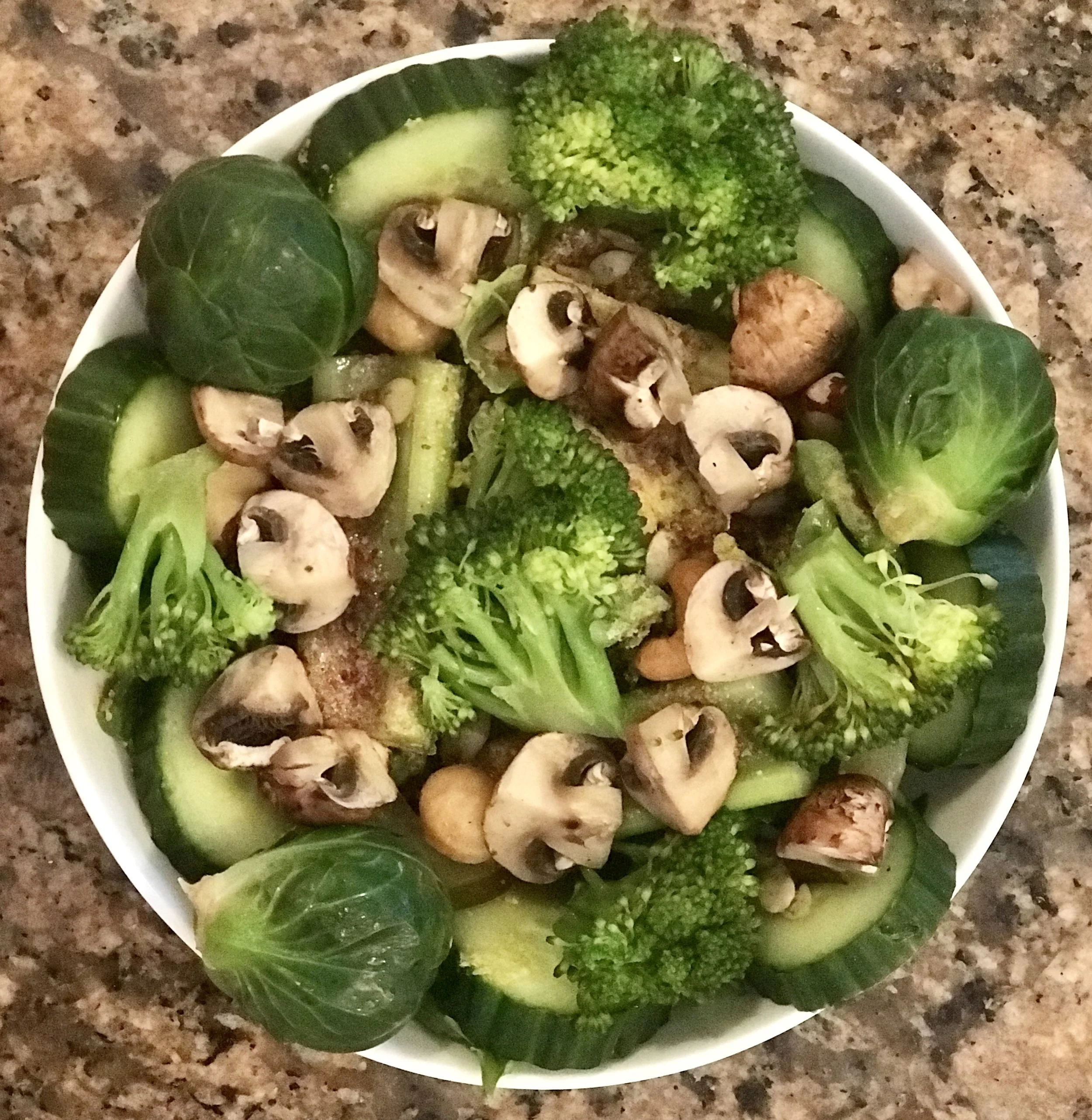 Greens w/ Mushrooms