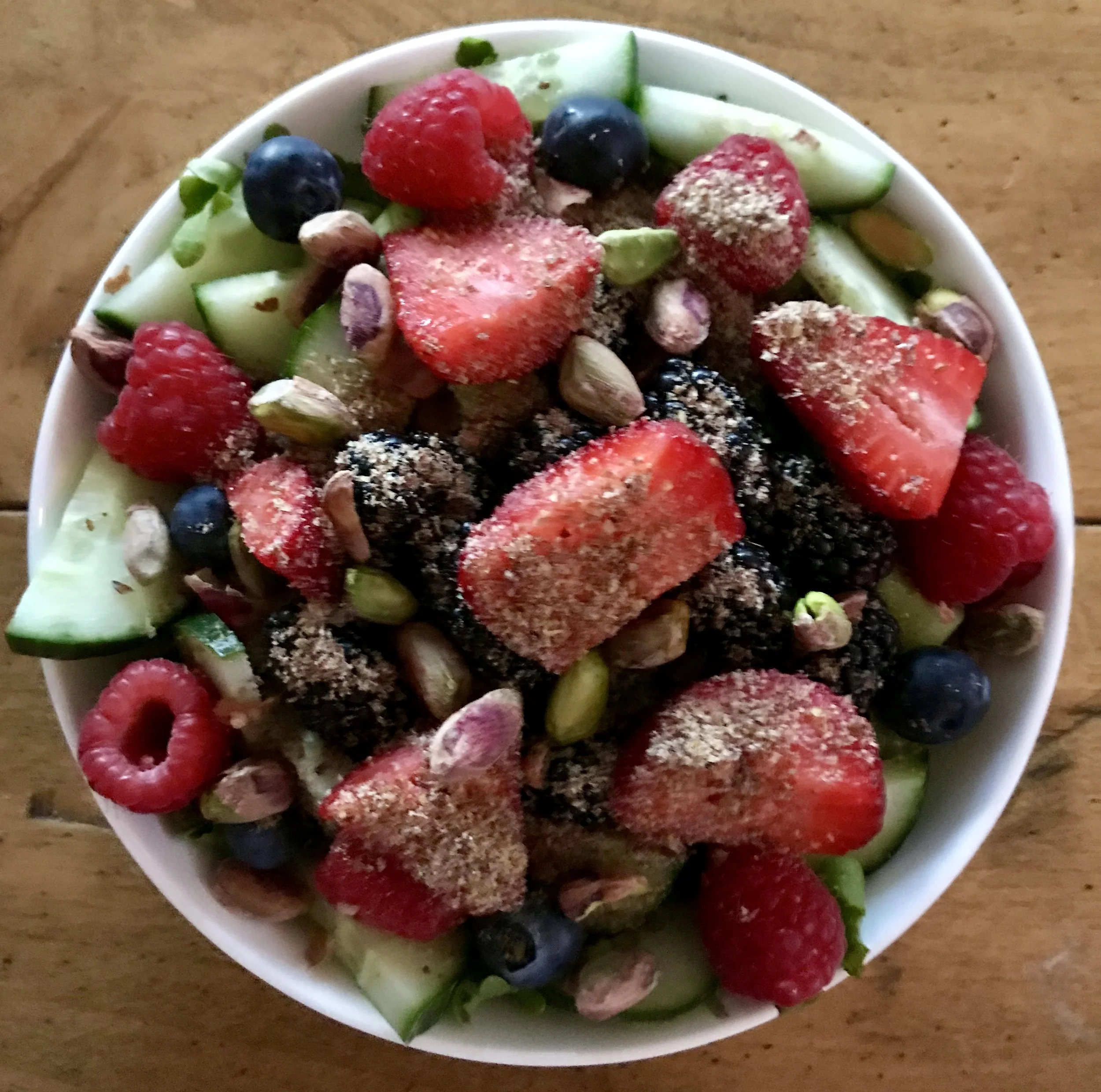 Berry Veggie Nut Salad