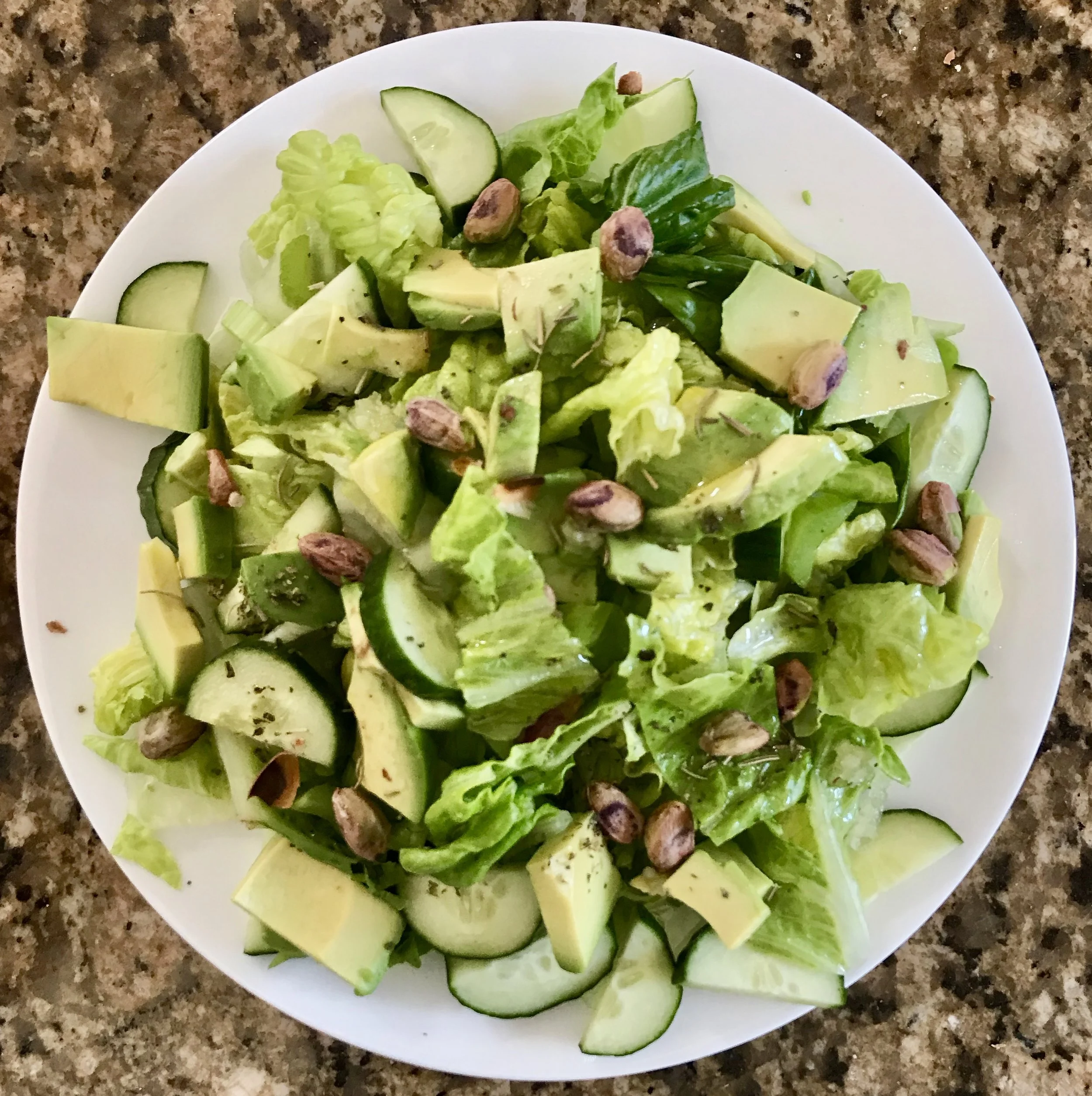 Greens and Pistachios