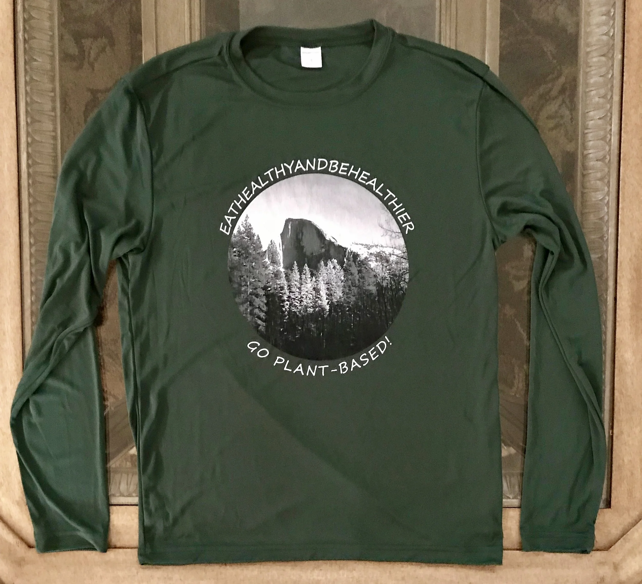 Forest Green Long Sleeve Sports Tec Shirt