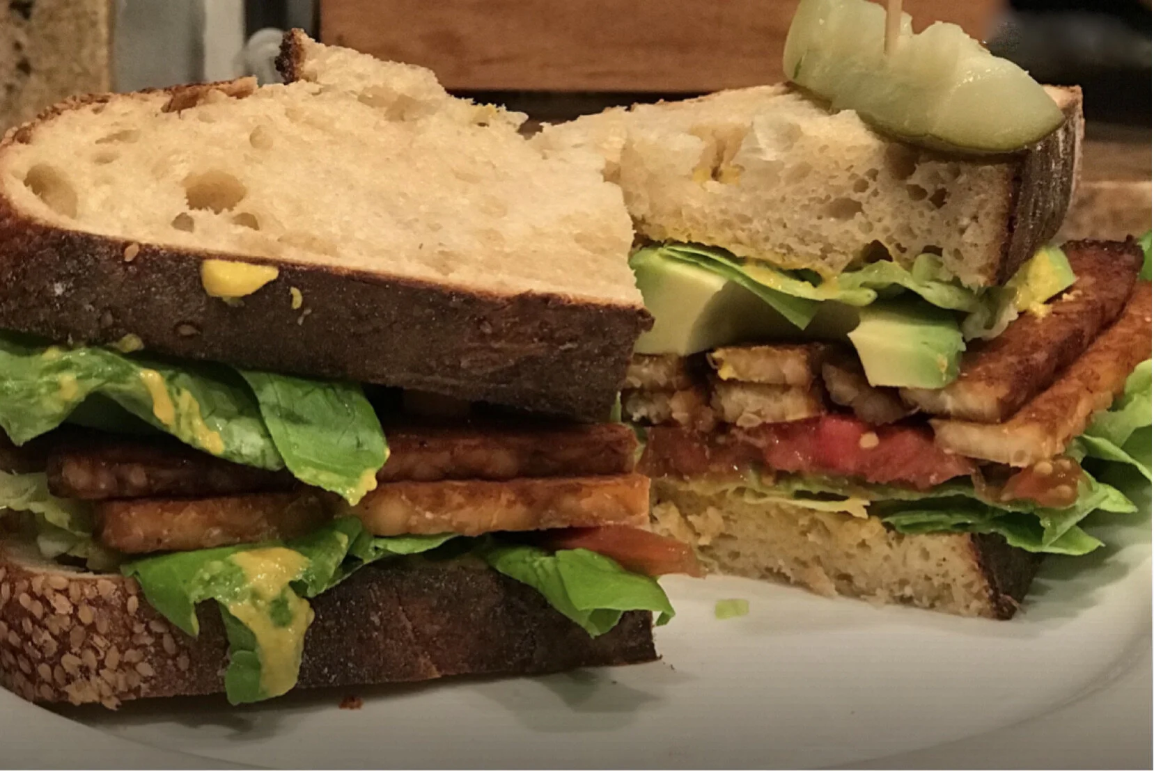 Tempeh BLT Sandwich