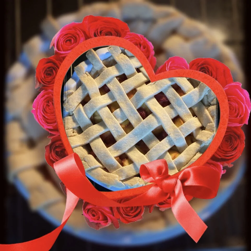 Mango and Strawberry Pie