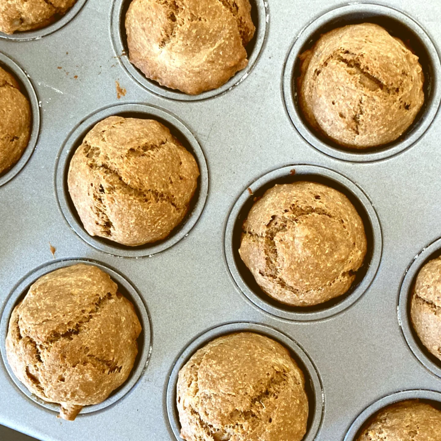 Banana Applesauce Muffins