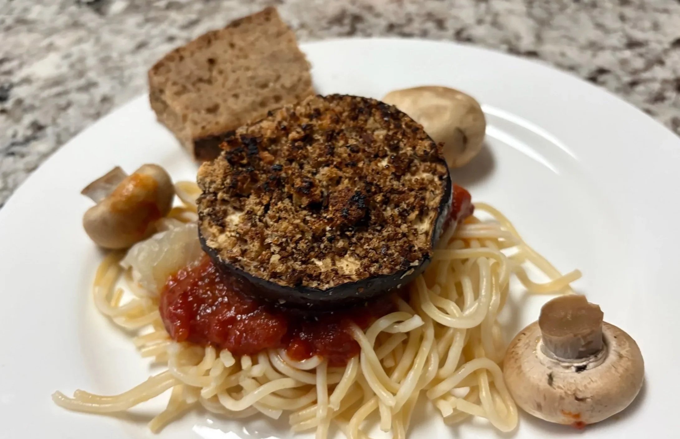 Crispy Sourdough Breaded Eggplant