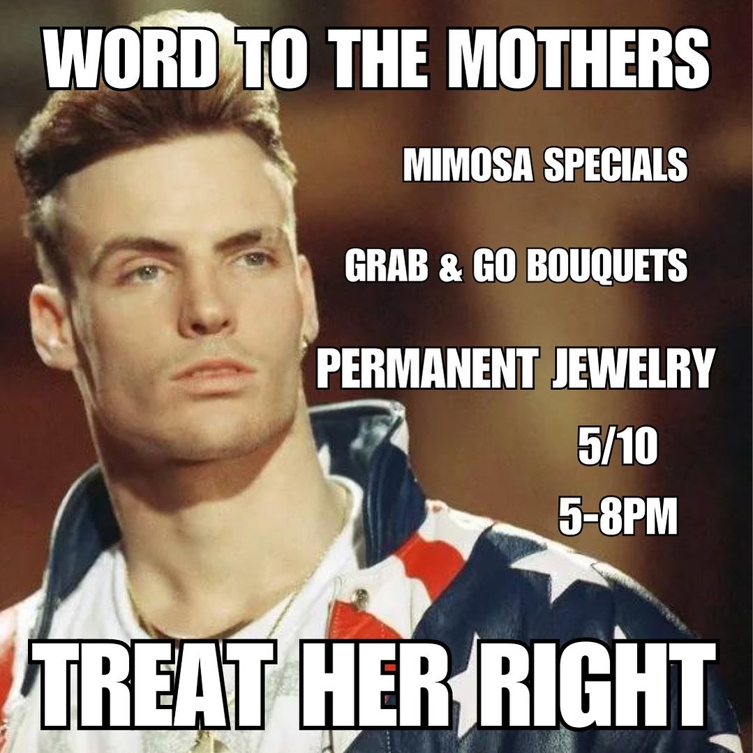 💖 FRIDAY, MAY 10th &bull; 5-8pm 💖

It&rsquo;s a Mother lovin&rsquo; special night! Because for ma, anything less than the best is a felony. Check it! 👇

🥂 $7 Mimosas &amp; $15 Mimosa Flights
💐 Grab n&rsquo; Go Bouquets by Katherine at @themercan
