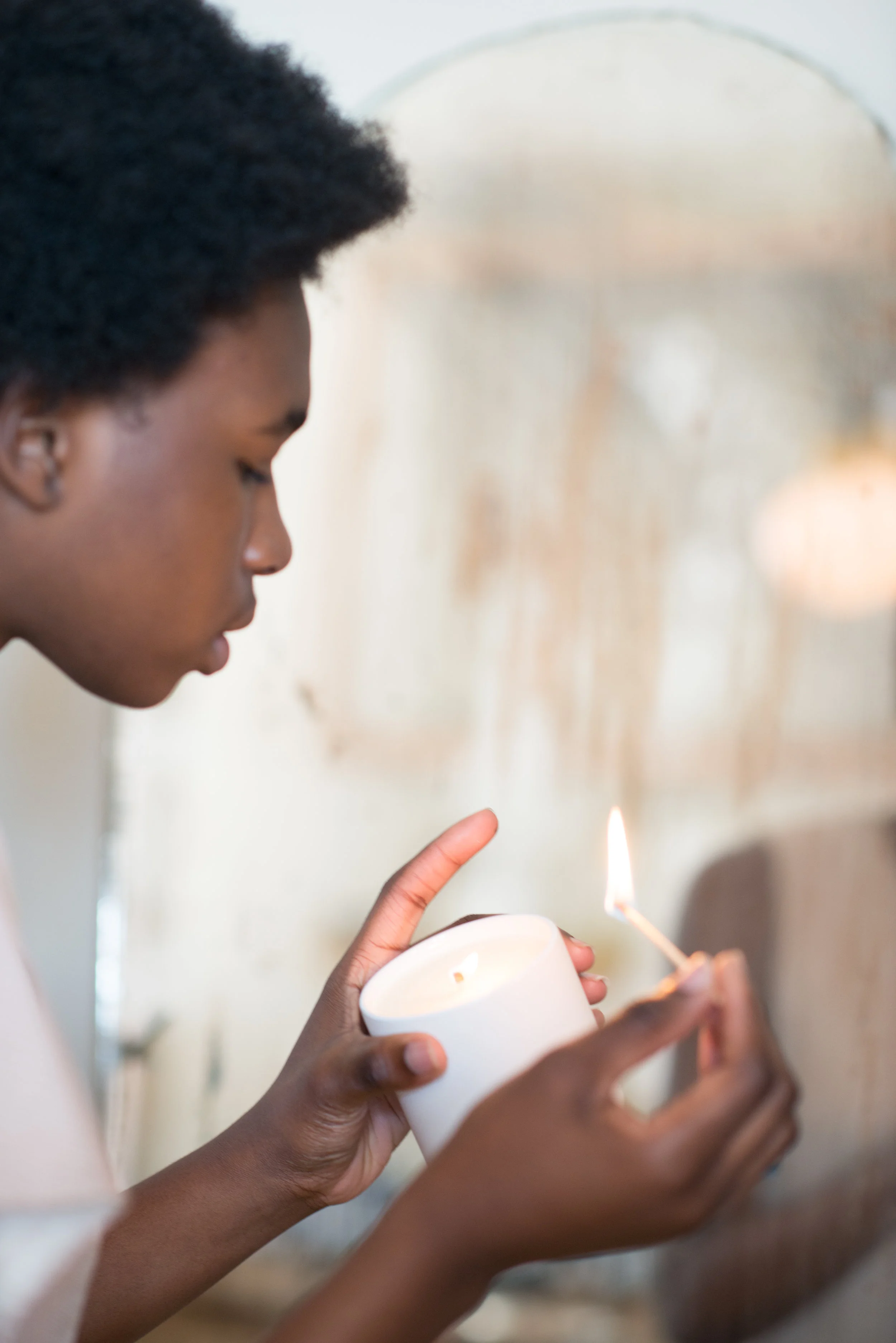 FIG+YARROW PINK LOVE CANDLE