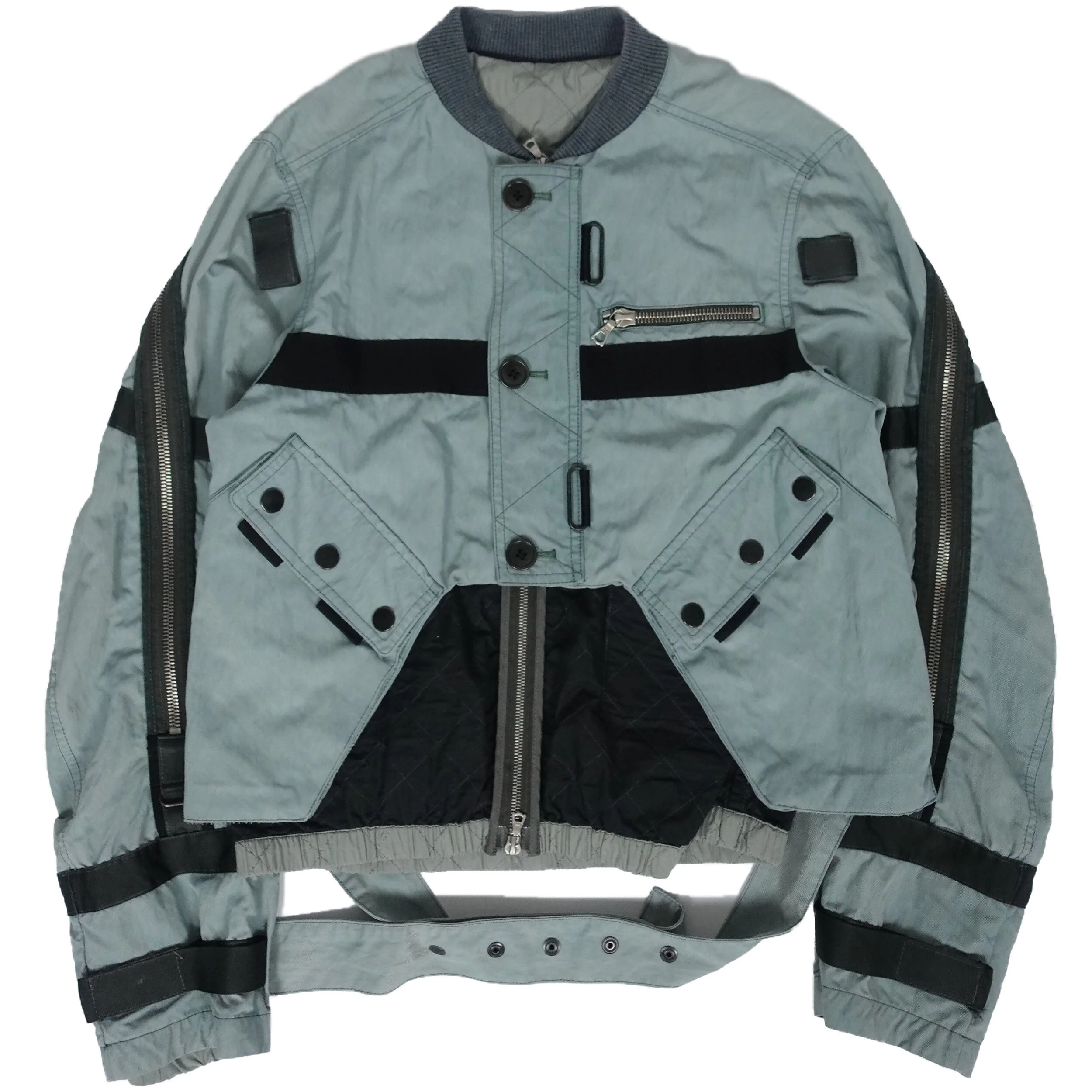 dries van noten back zip bomber