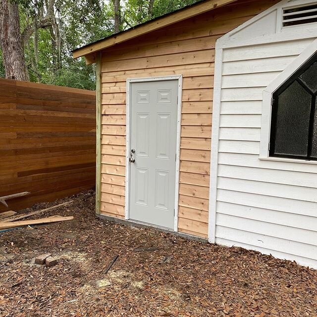 Shed Addition! 🛠 @berikso  #charlestonconstruction #charlestonbuilder #charlestoncontractor #mountpleasant #fourcornersbuildingsupply