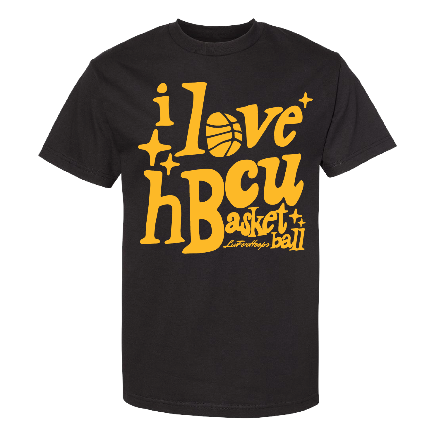 LIVFORHOOPS - BLACK (YELLOW)