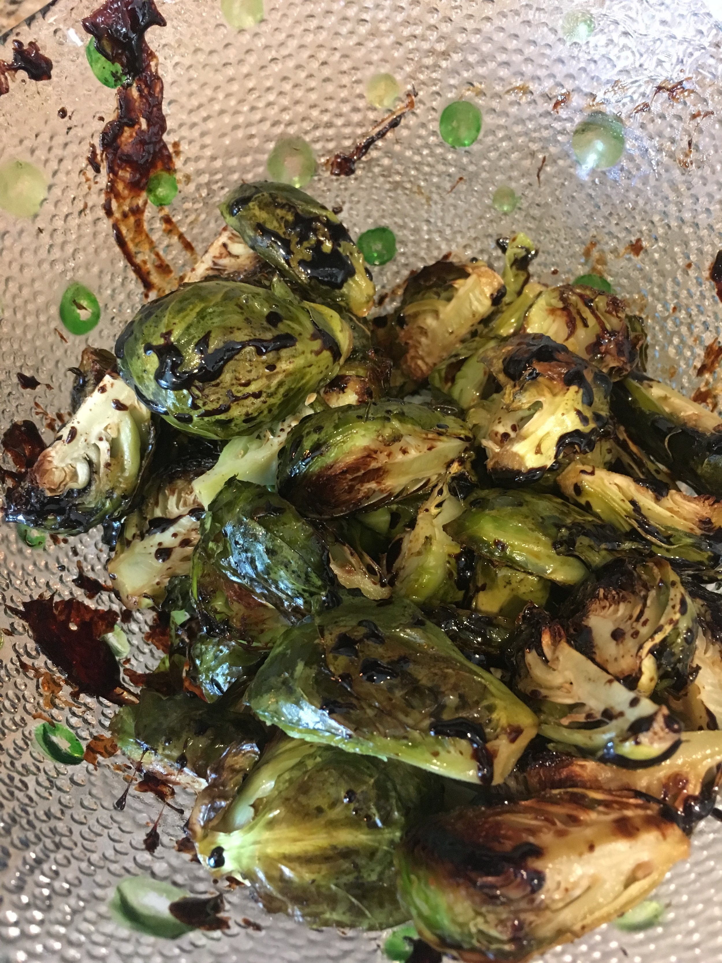 Balsamic Glazed Brussels Sprouts