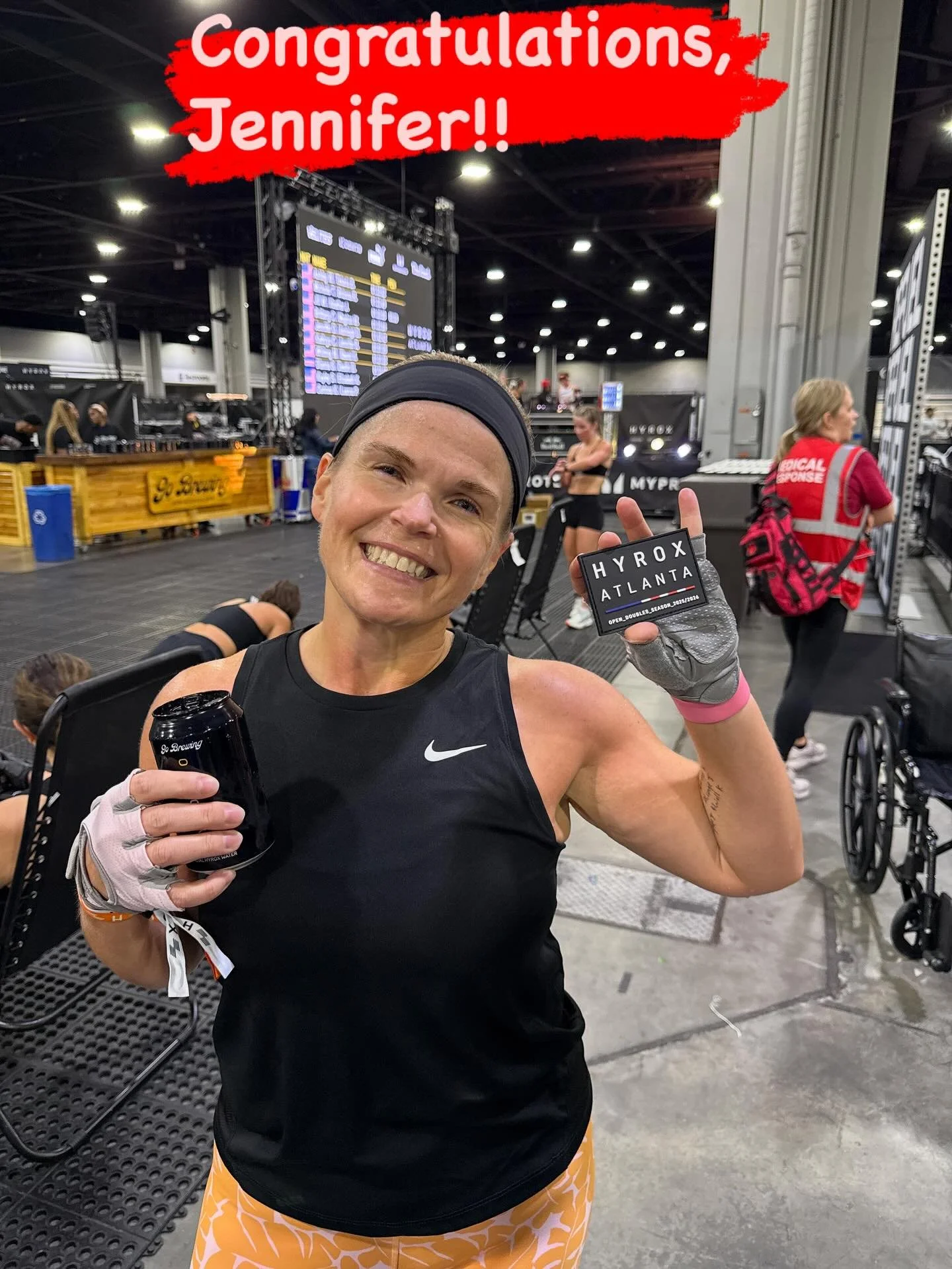 Starting off this very exciting weekend with @jennypooh_ncsu  and her Hyrox competition!  I love that she is living her best life!