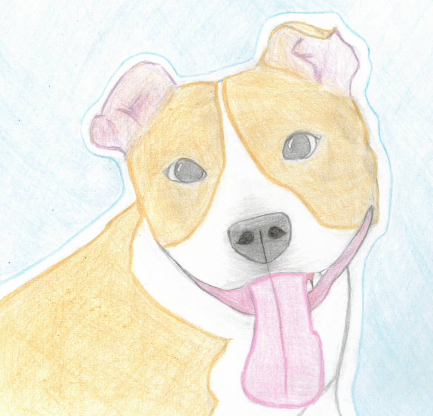 Check Out This Adoptable Pup Artwork by Simon Baruch Junior High Students!