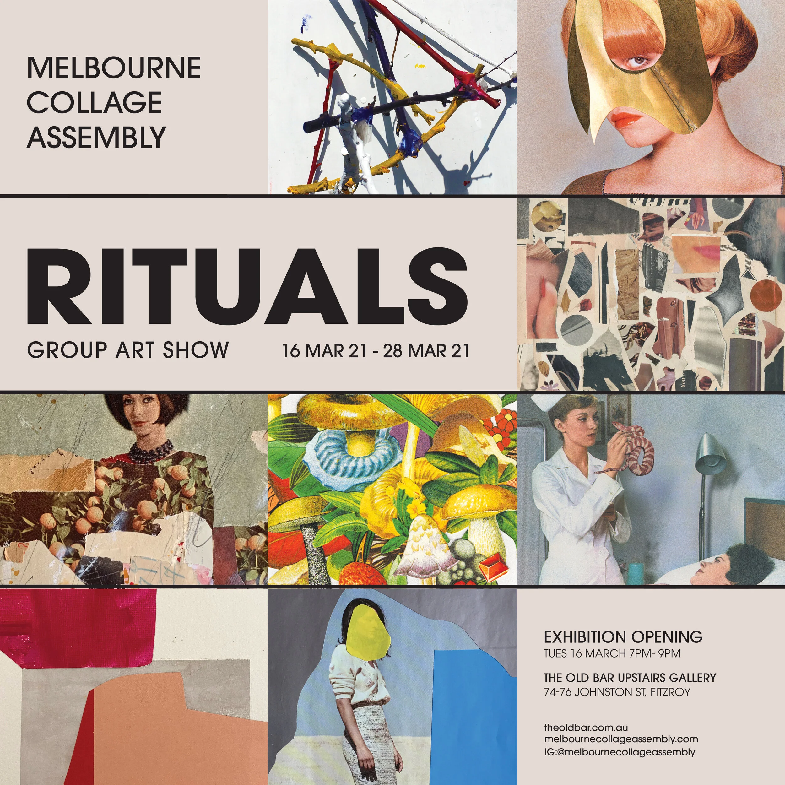 'RITUALS': MELBOURNE COLLAGE ASSEMBLY GROUP SHOW