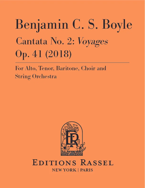 Cantata No. 2: Voyages - 1 Full Score, full set of parts (3/3/2/2/1) 