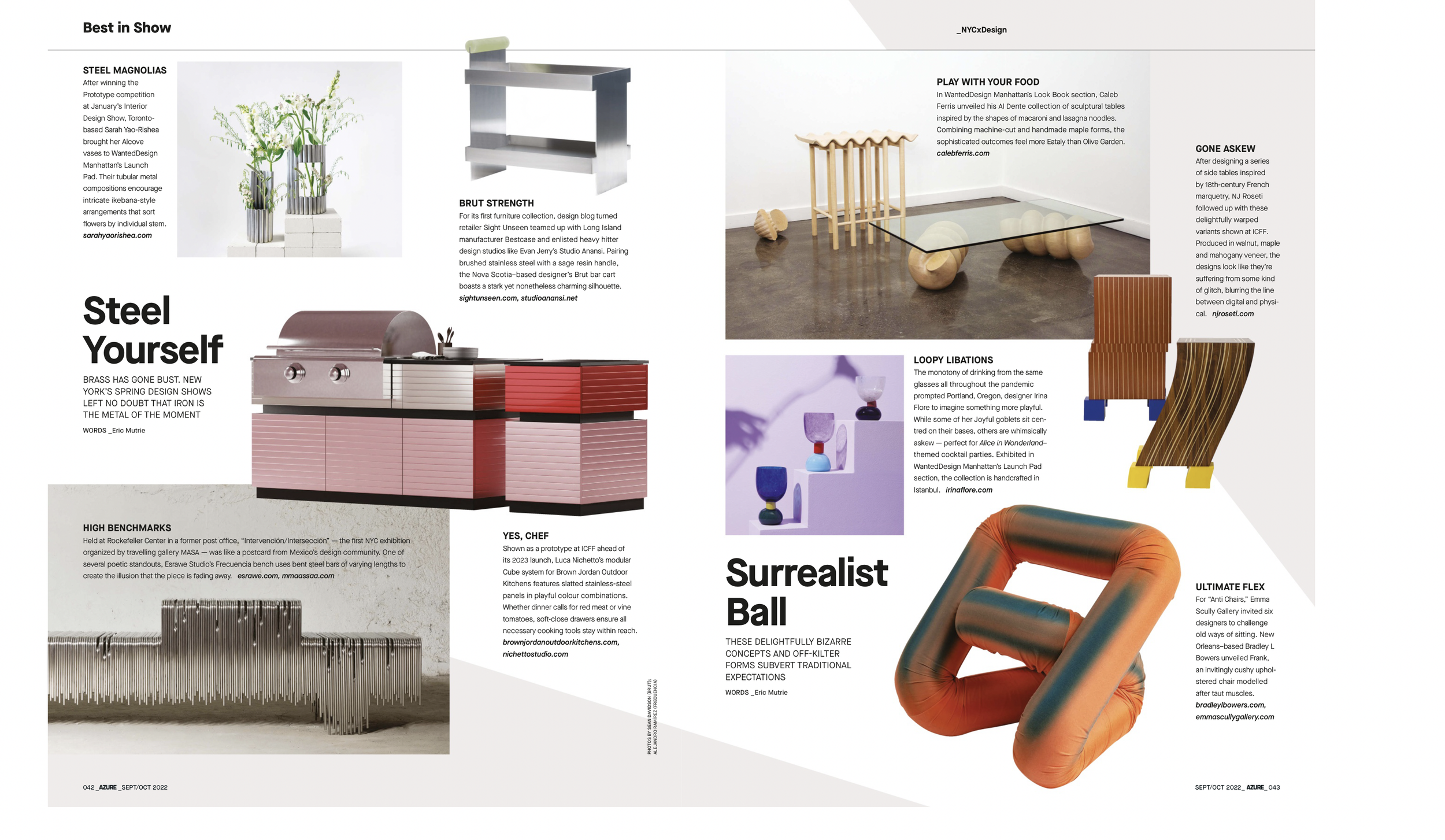 Azure Magazine- Best in Show NYCXDesign 