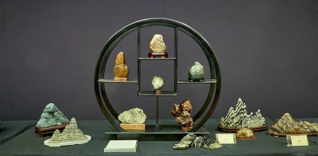 Suiseki (Viewing Stone) - Japanese art of appreciating stones shaped by wind and water.