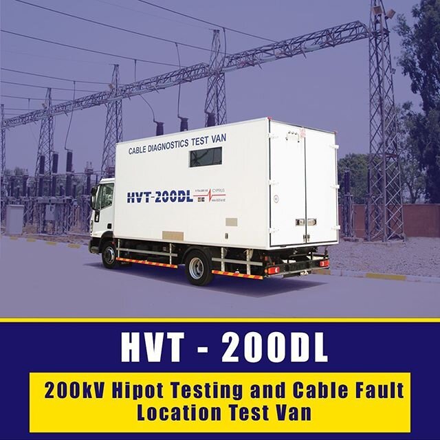 HVT - 200 is equipped with a 200 kVp VLF Hipot testing system with cable fault location equipment in a superb mobile test van tailored and designed to our customers needs! .
.
.
.
.
#VLF #verylowfrequency #hipot #kv #cable #cablefaultlocator #cablefa