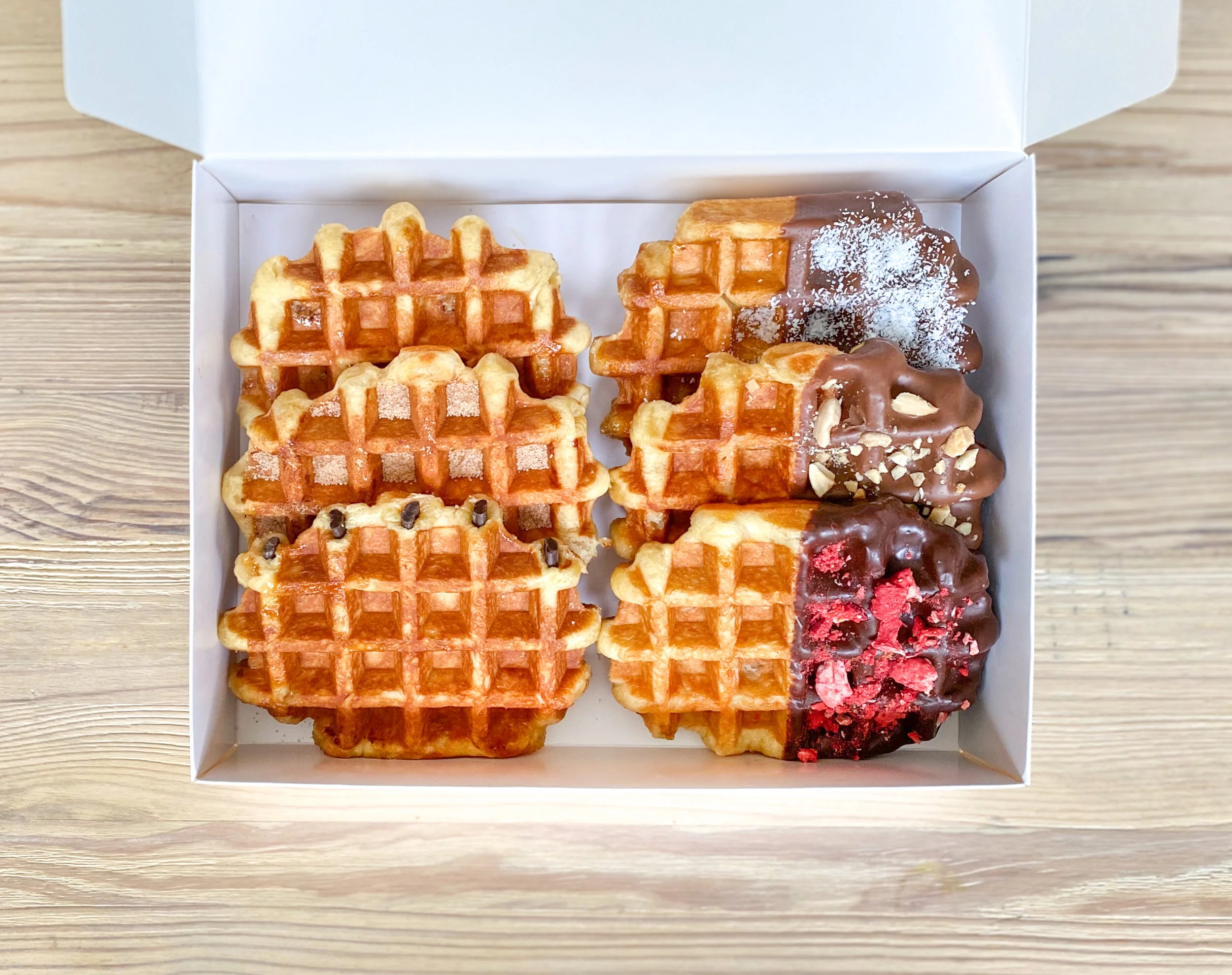 Assorted waffles box