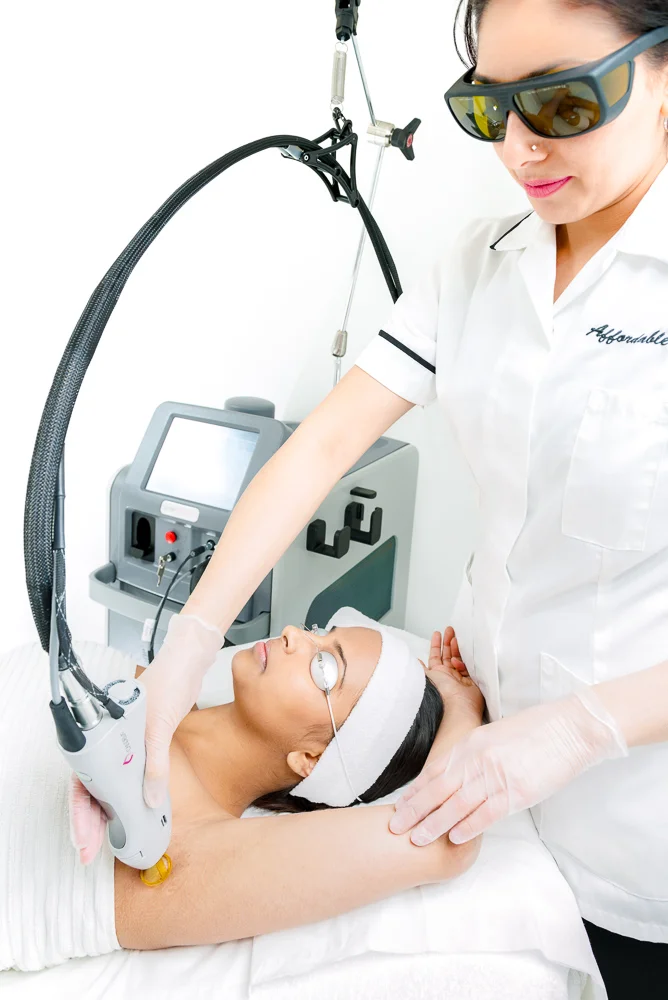 Candela Medical Clinician using the GentleMax Pro