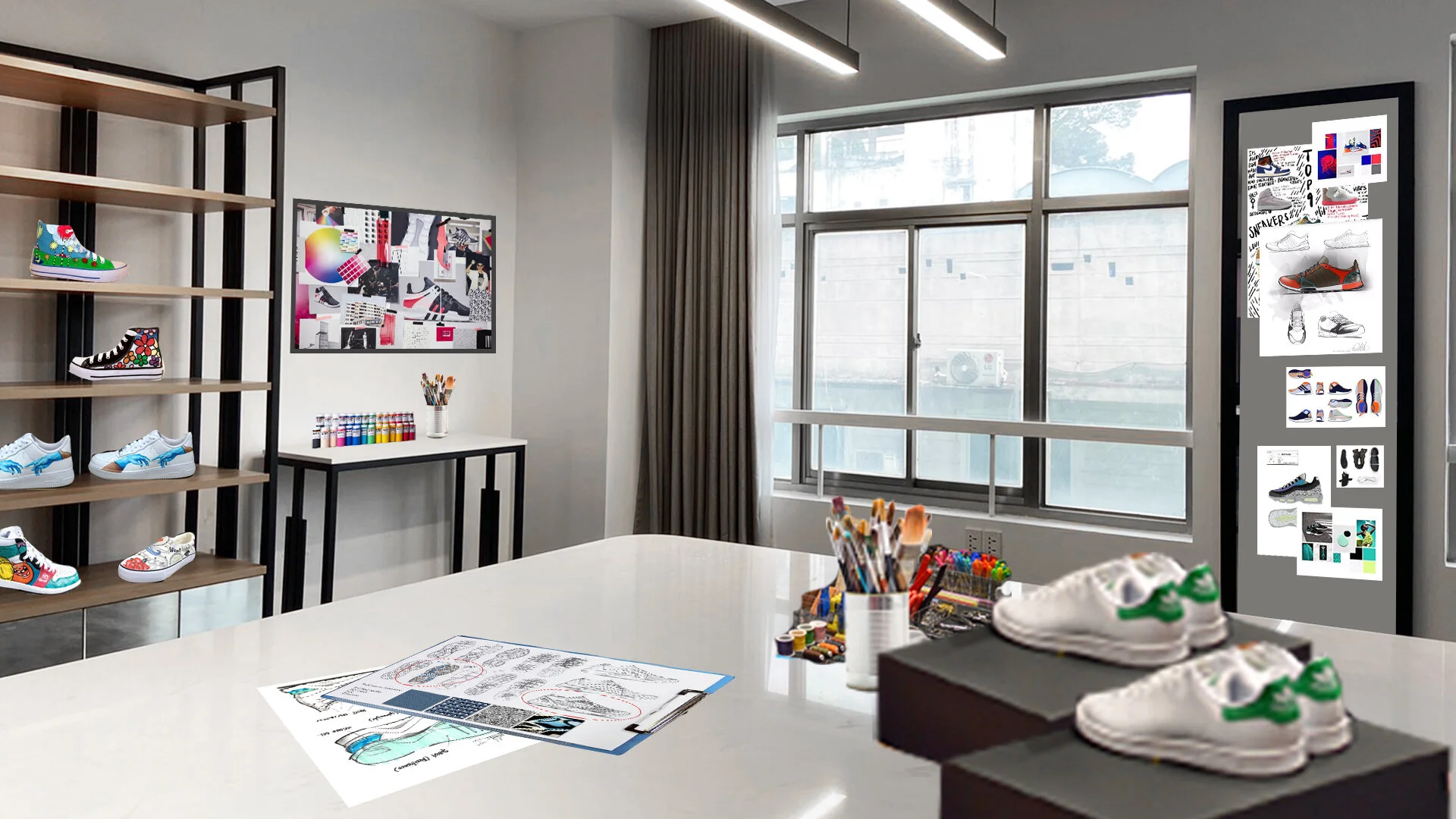 Location dressing | After