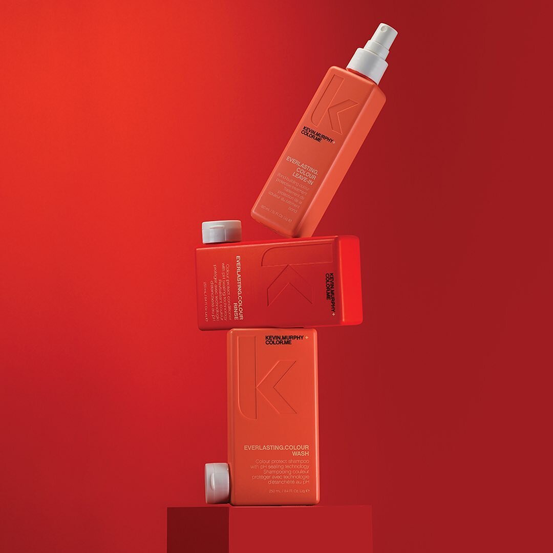 NEW !! EVERLASTING.COLOUR ME  In salon now the new EVERLASTING.COLOUR range helps to protect and maintain your colour for longer. With a ph balancing bond plex your hair will be shiny and protected.  Call in salon today to enquire!  #kevinmurphy #kev