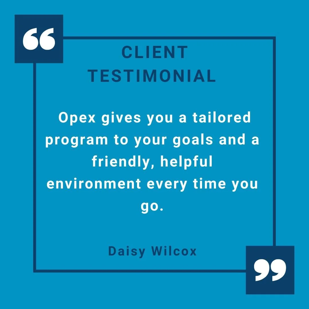 📣 CLIENT TESTIMONIAL - Daisy Wilcox 
🌟 Full Google Review 👇 

"A gym that actually makes an exercise habit stick (and I've tried many!). You get a tailored program to your goals and a friendly, helpful environment every time you go. Thank you