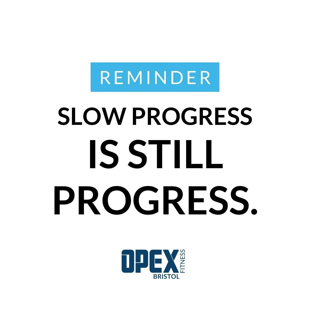 Slow progress is still progress &mdash; keep showing up, keep moving forward 💪
