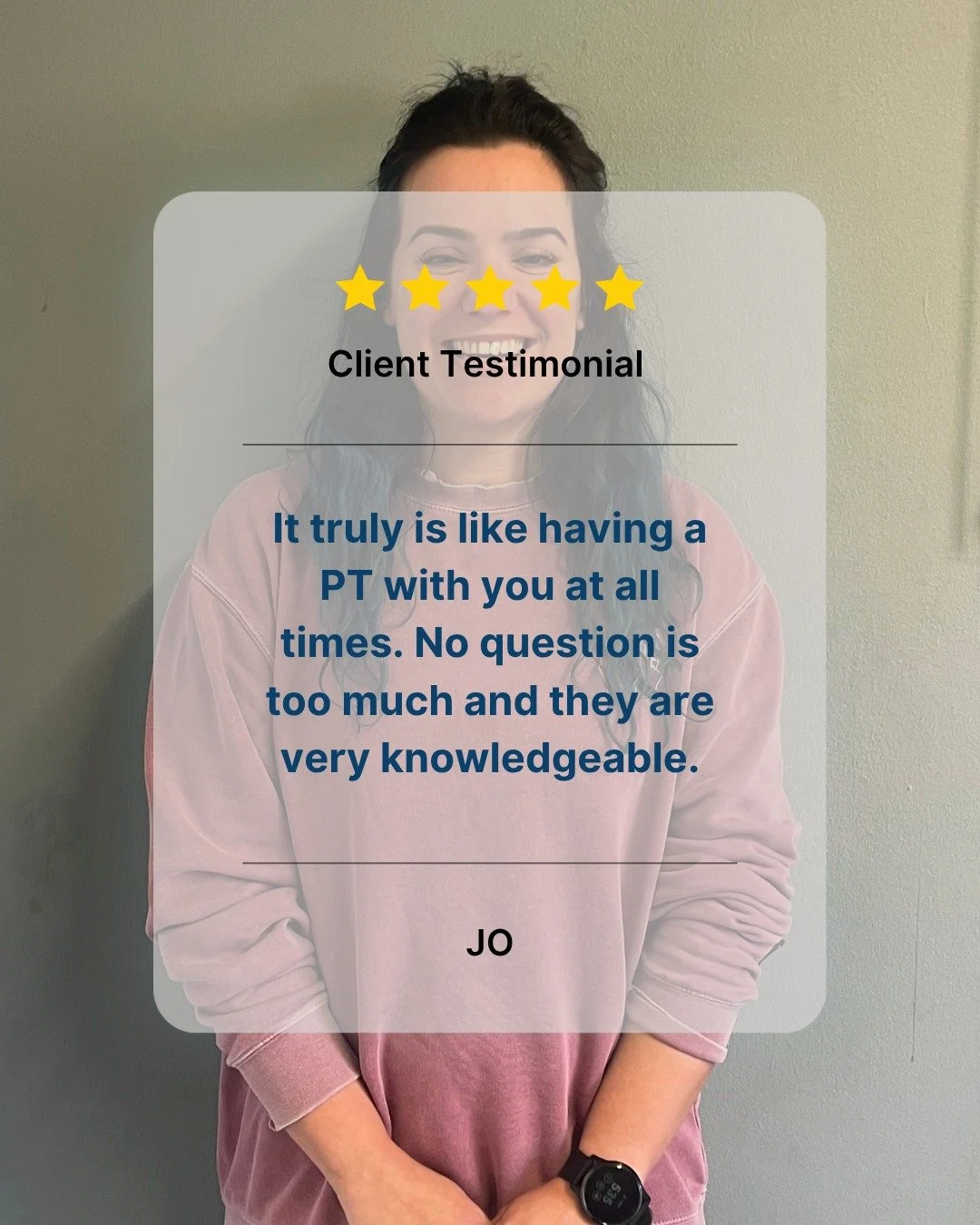 📣 CLIENT TESTIMONIAL - Jo 

🌟Full Google Review 👇

"I've been going to OPEX gym since August 2026. I joined with the goal of getting stronger and losing fat and I cant recommend Milo, Danny and Amy enough. It truly is like having a PT with yo