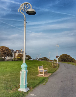 Lamp Post (as remembered) by David Shrigley, Folkestone