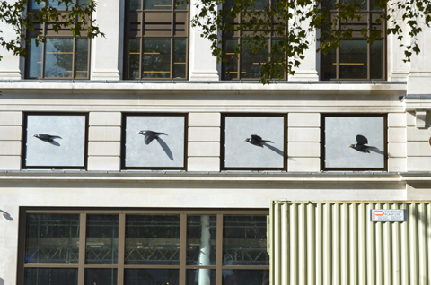 Blackbirds by Kenny Hunter, Leicester Square London