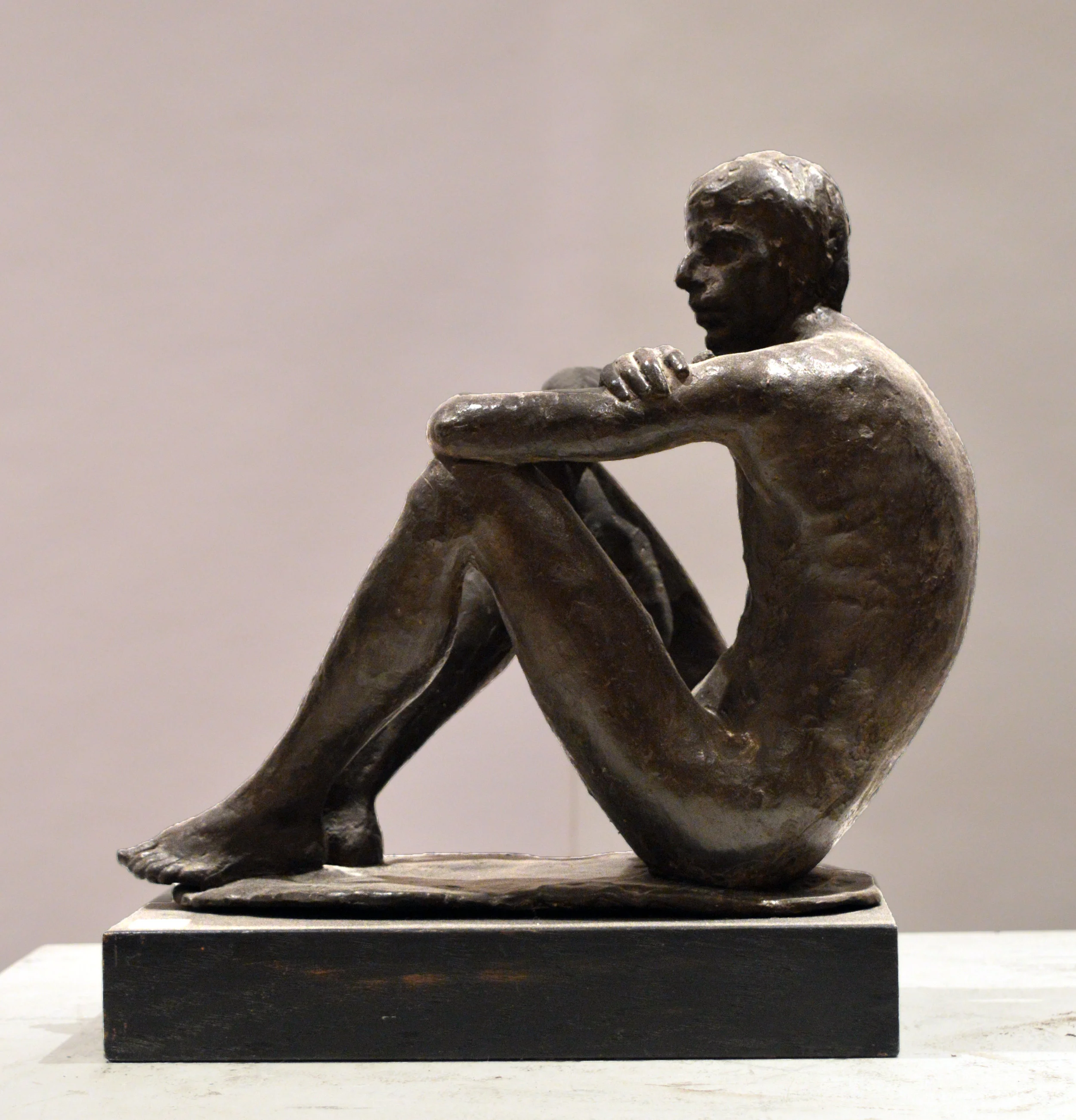 38. Male Seated Figure