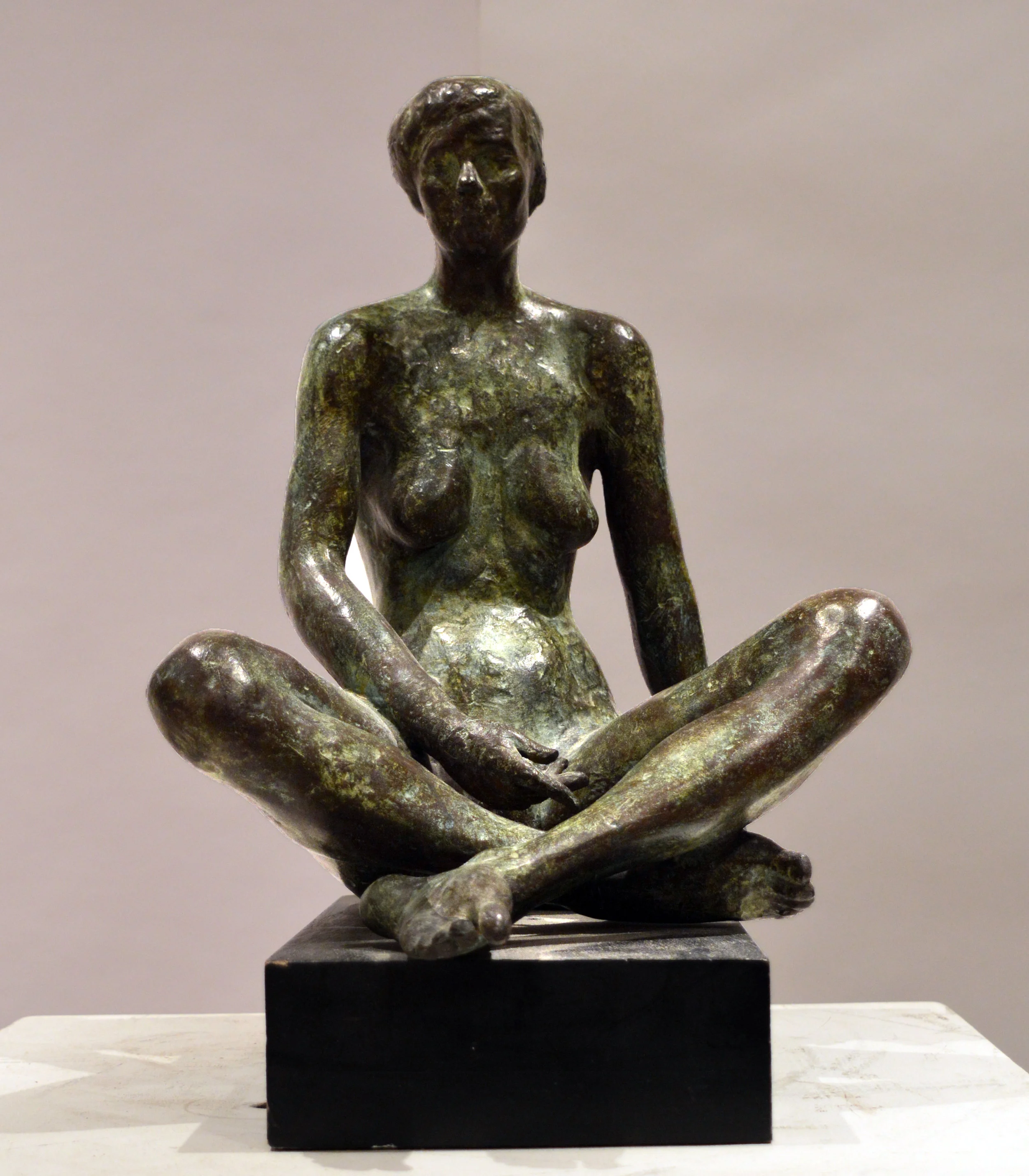 45. Female Figure Cross Legged