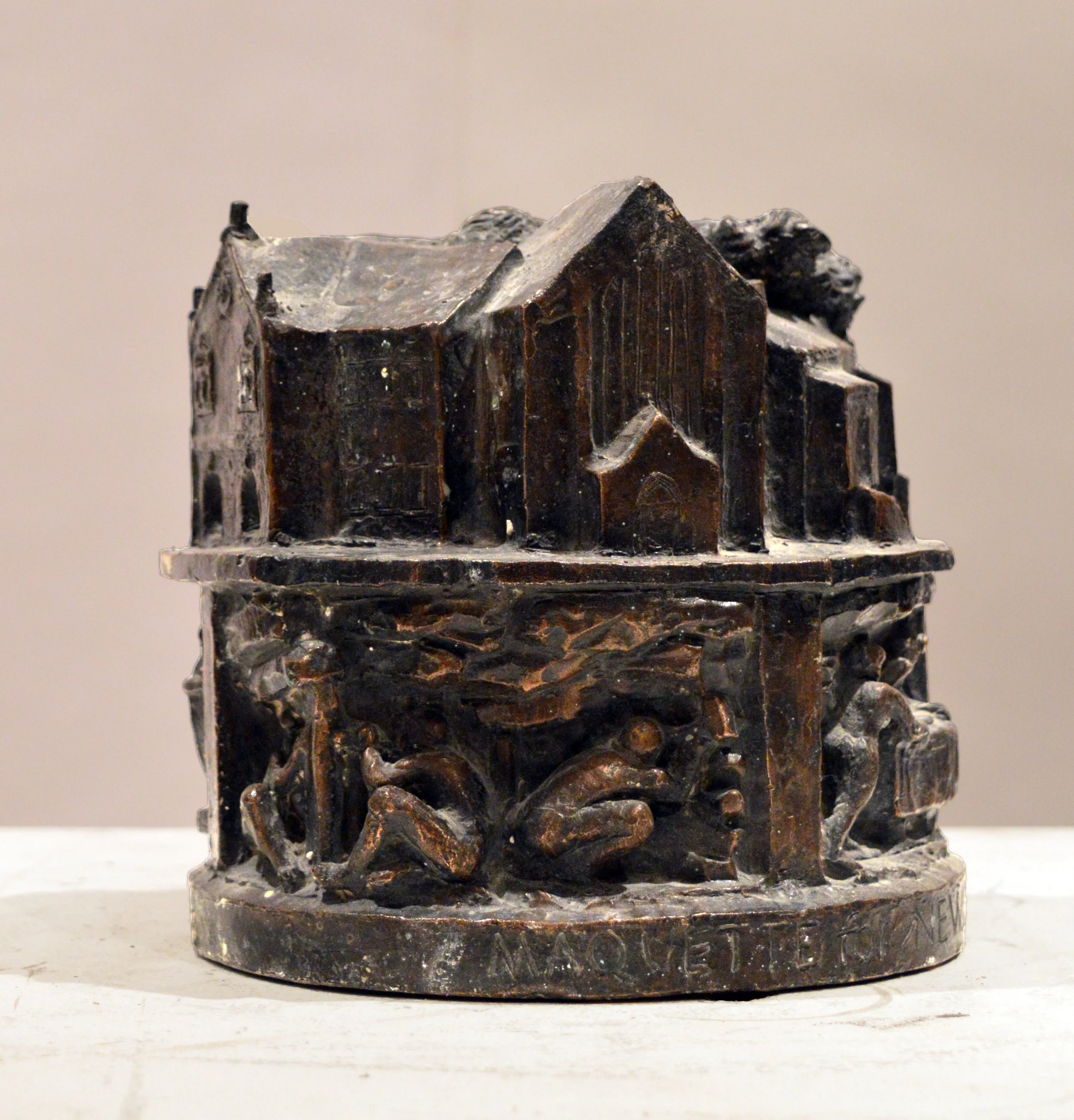 82. Circular Relief Edinburgh Newcraighall Maquette