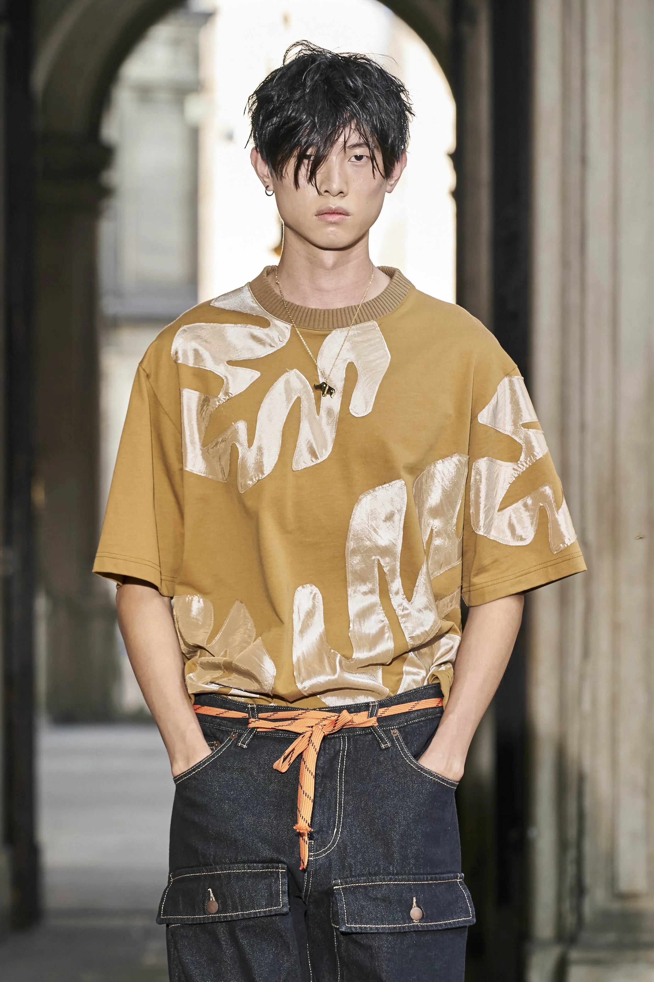 Floral Laser Cut T-Shirt David Catalán