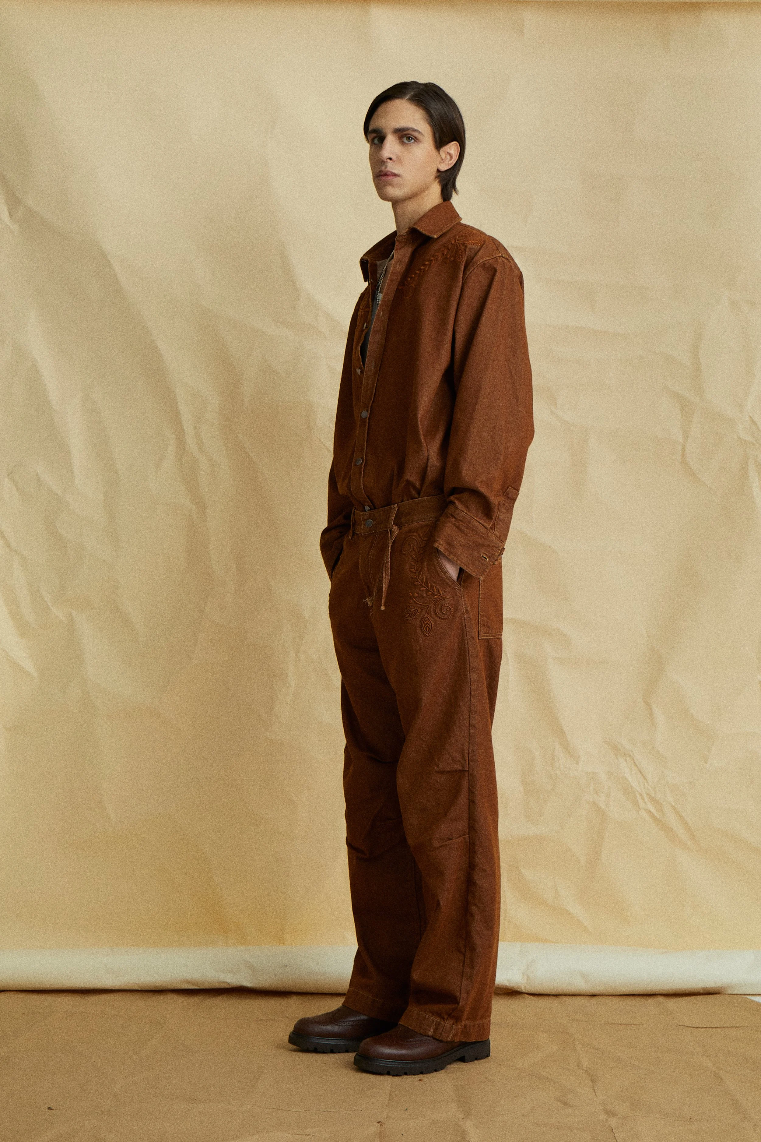 TOBACCO OVERSHIRT JEANS