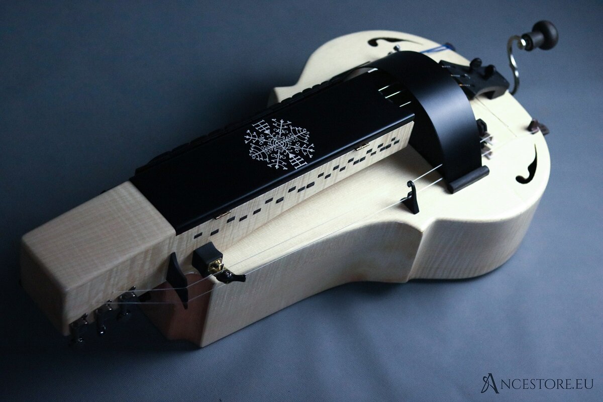 MM Hurdy Gurdy Saphona Natural Black with White Ornament-6.jpg