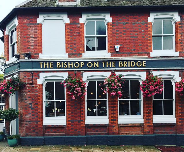 Our gig venue for this afternoon! #bishoponthebridge #winchester #livemusic