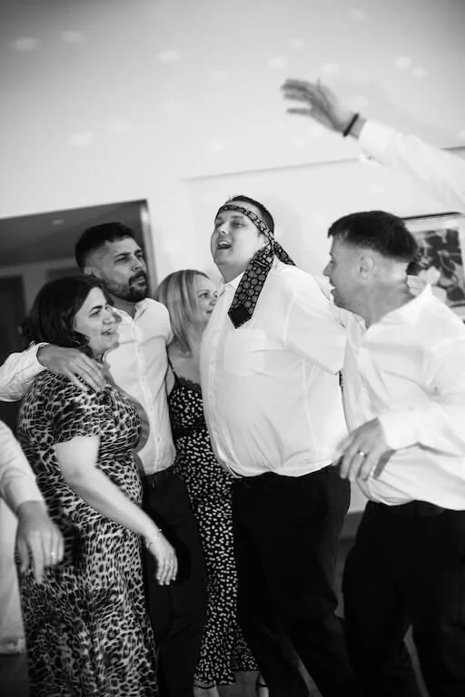 guests at evening reception