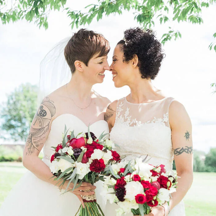      

 
   Beth and Sam  “It was amazing to look through the photos today, and relive the greatest day of our lives. Happy tears and laughter all around. Thank you so much.” 
 






















     