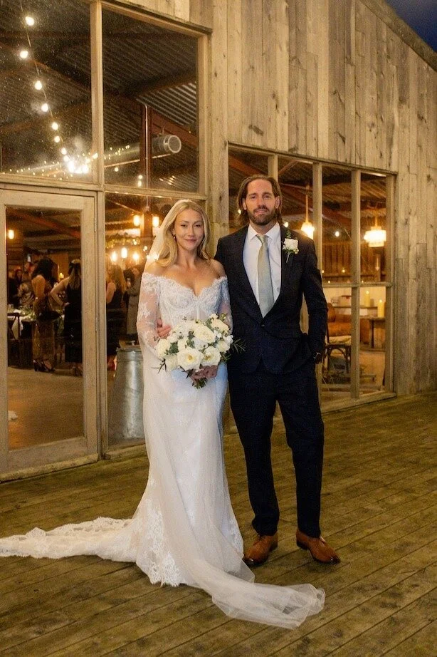 barn wedding in December