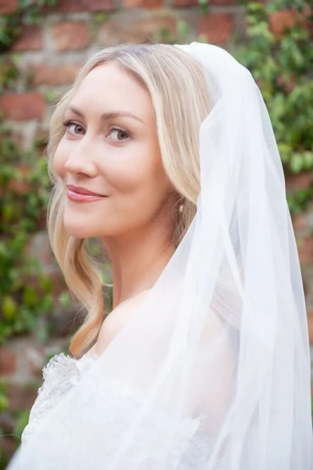 pretty bride portrait