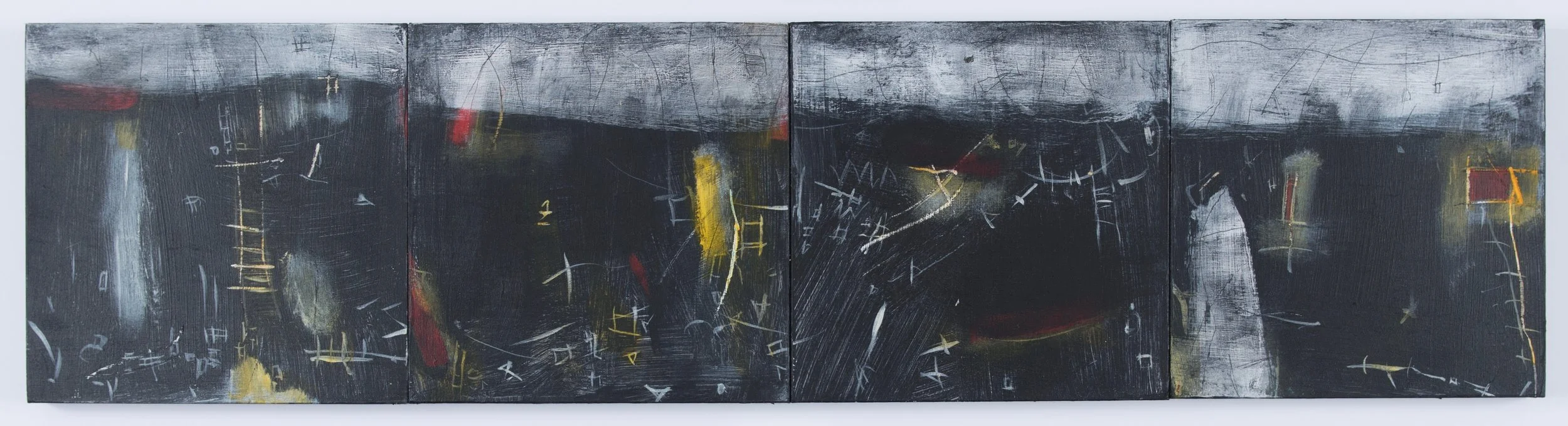 Discovery on a Bronze Bell; 8x32" 2018