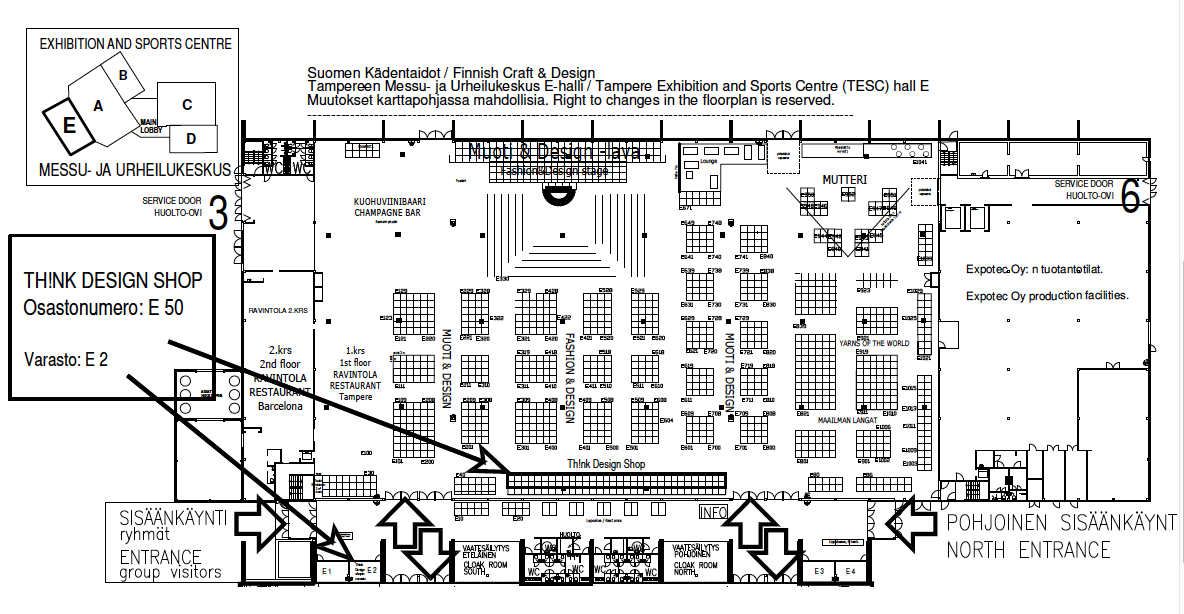 Here is the location of Upcycle with Jing stand in the Venue.