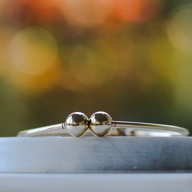 Gold filled 'Two Together' bracelet