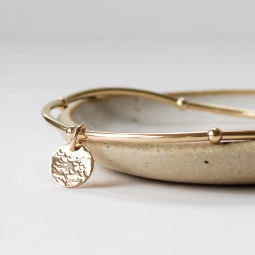 gf hammered disc stacking bracelet.JPG