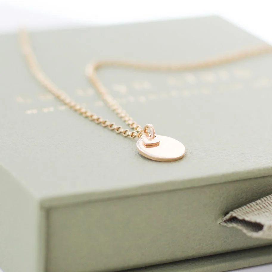 gf small disc with heart on rolo chain.JPG