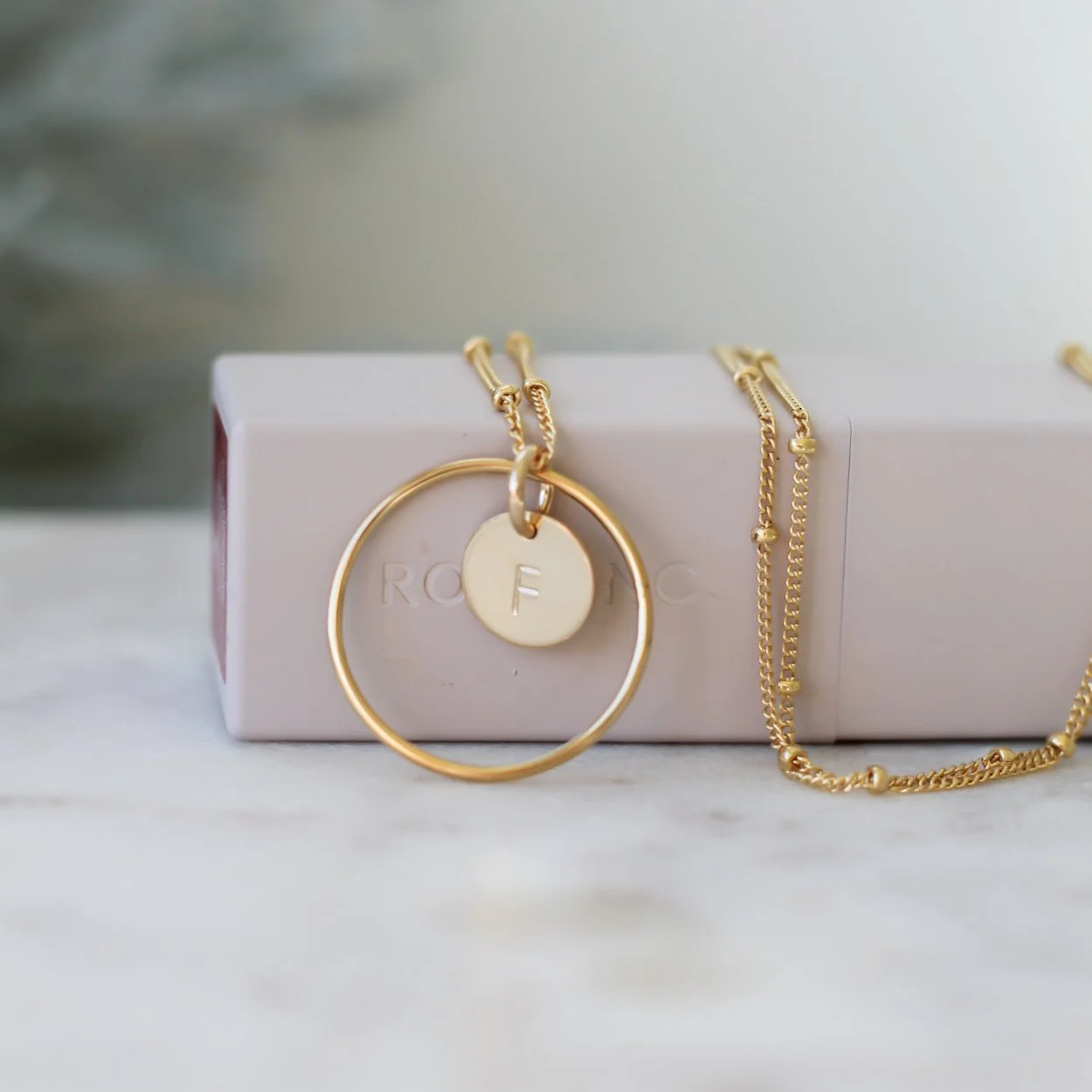 gf initial in a halo satellite necklace 3.JPG