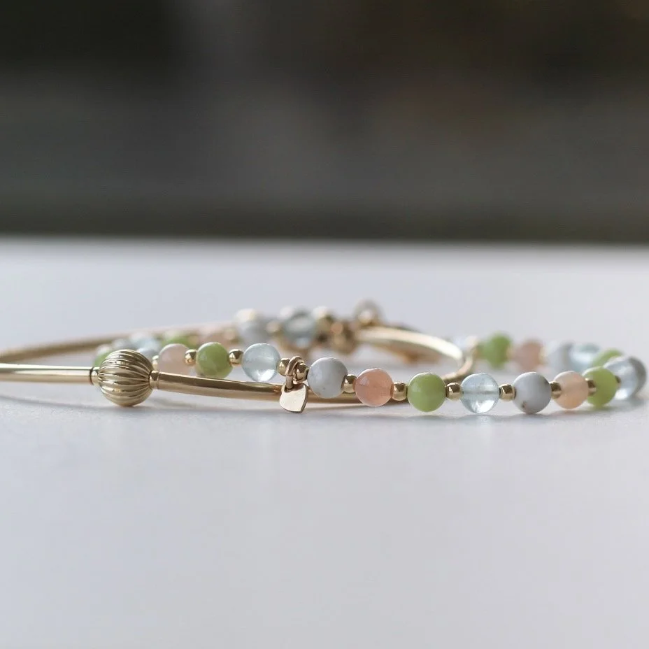 gf semi precious and fluted ball.JPG